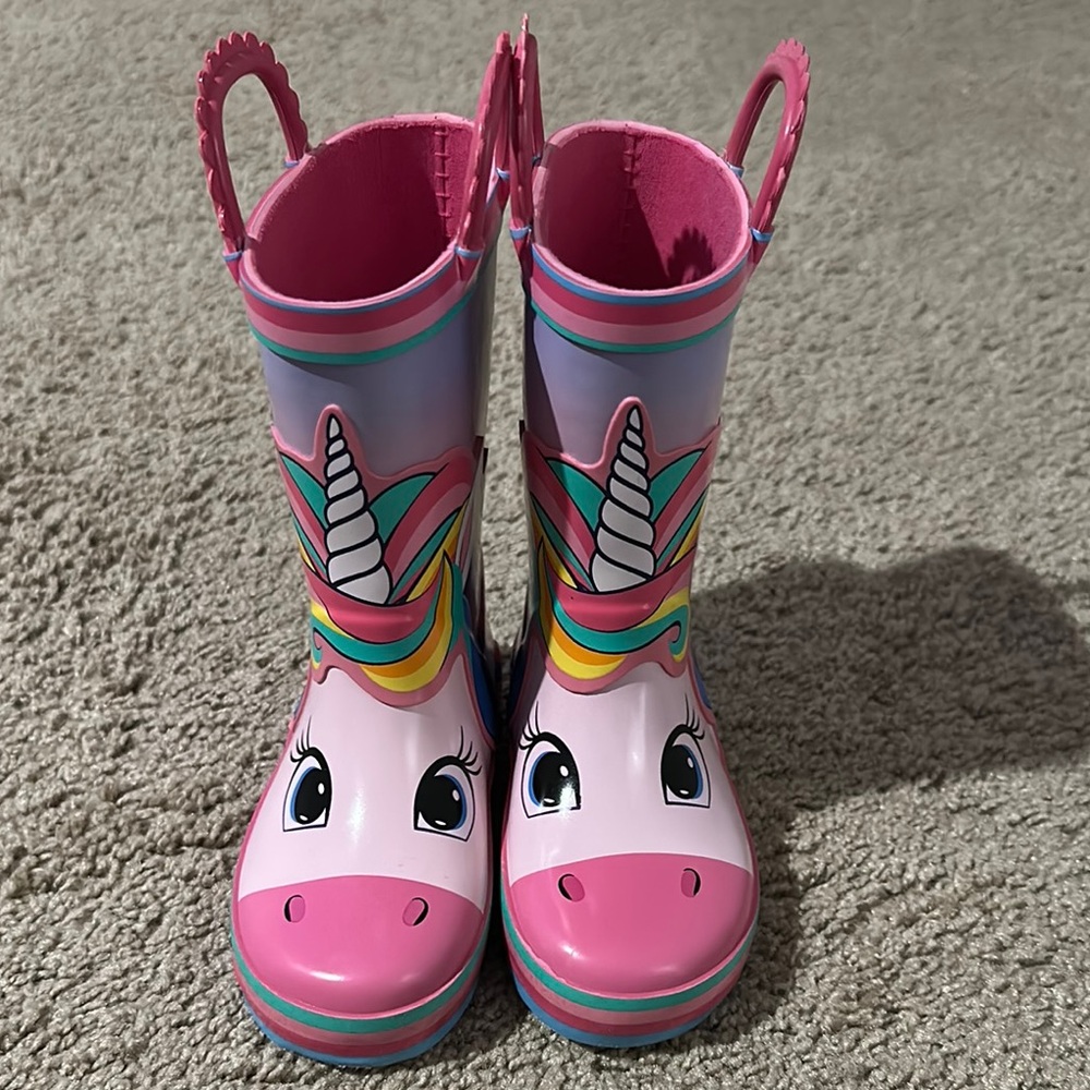 Unicorn Kids Rain Boots